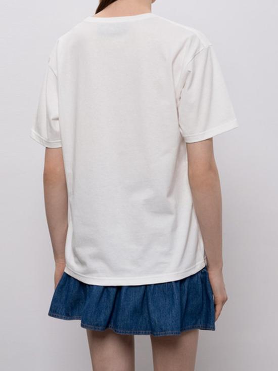 26SS 발렌티노 가라바니 반팔 티셔츠 8B3MG25WA55 White - VALENTINO GARAVANI
