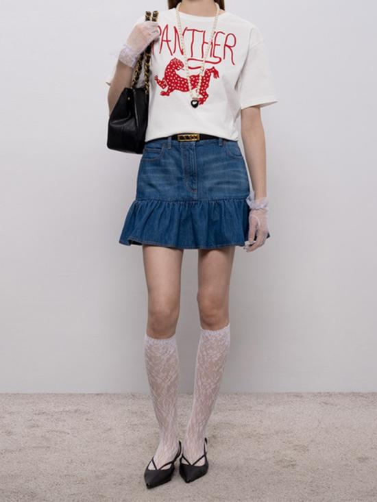 26SS 발렌티노 가라바니 반팔 티셔츠 8B3MG25WA55 White - VALENTINO GARAVANI