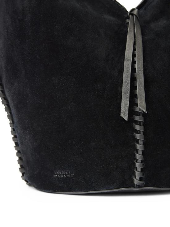 26SS 이자벨마랑 tampa 스웨이드 가죽 토트 백 PM0066FA C2C13M Black - ISABEL MARANT