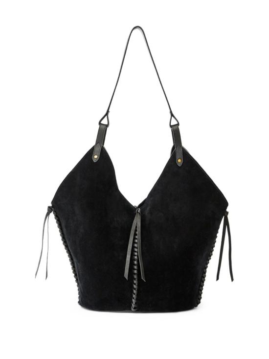 26SS 이자벨마랑 tampa 스웨이드 가죽 토트 백 PM0066FA C2C13M Black - ISABEL MARANT