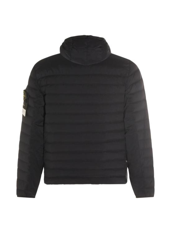 26SS 스톤 아일랜드 심리스 터널 나일론 다운-TC 후드 다운 자켓 L1S154100107 S0183 Black - STONE ISLAND