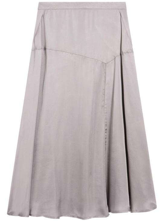 26SS 펜스 롱 스커트 W0046037001T Grey
