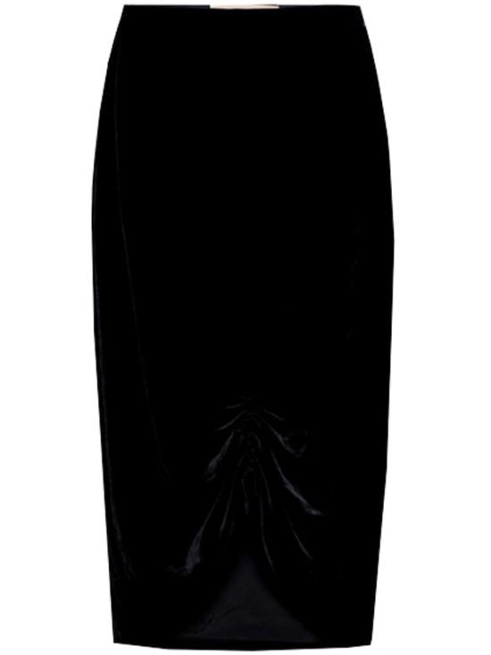 26SS 발렌티노 가라바니 미디 스커트 8B0RAEZ5A64 Black