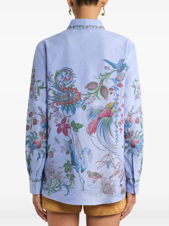 26SS 에트로 블라우스 WRIA0013 99SP5J2 Blue - ETRO