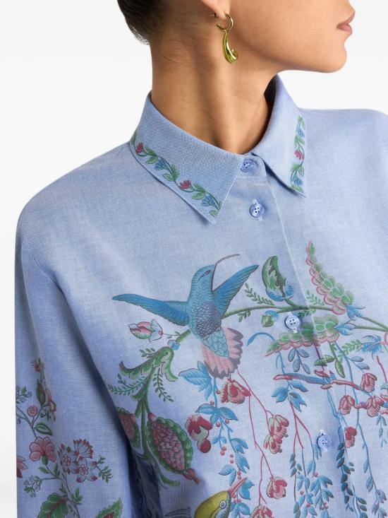 26SS 에트로 블라우스 WRIA0013 99SP5J2 Blue - ETRO