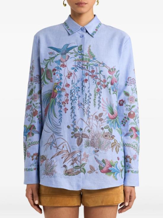 26SS 에트로 블라우스 WRIA0013 99SP5J2 Blue - ETRO