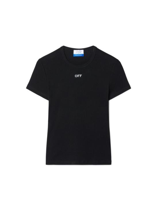 26SS 오프화이트 반팔 티셔츠 2AA065C99JER005 Black