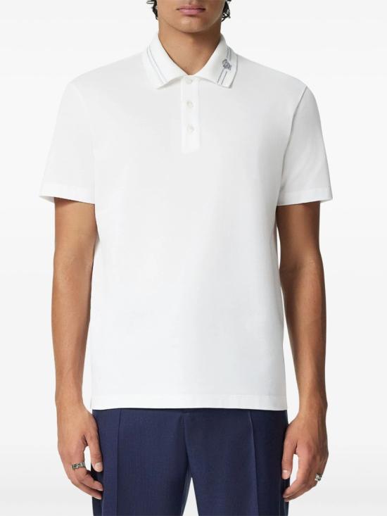 26SS 베르사체 폴로 티셔츠 1013906 1A13463 White - VERSACE