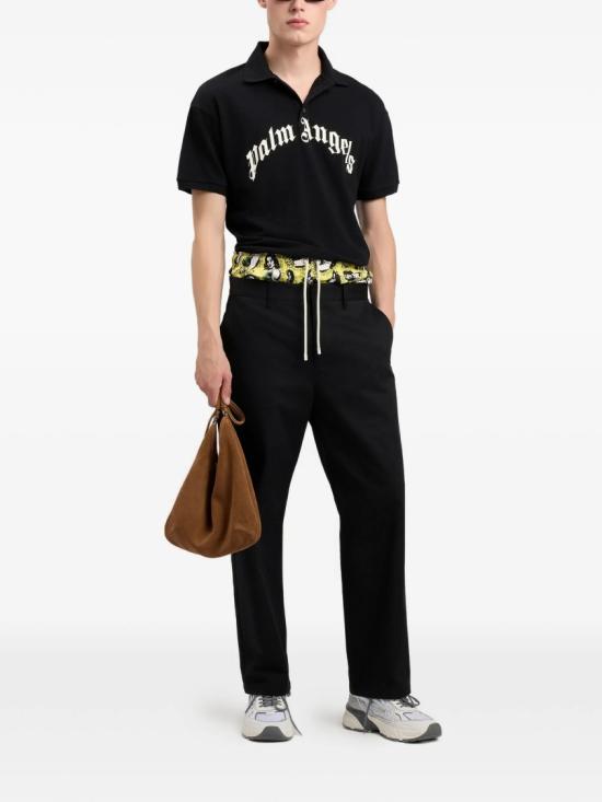 26SS 팜앤젤스 폴로 티셔츠 PMGB012S26FAB002 Black - PALM ANGELS