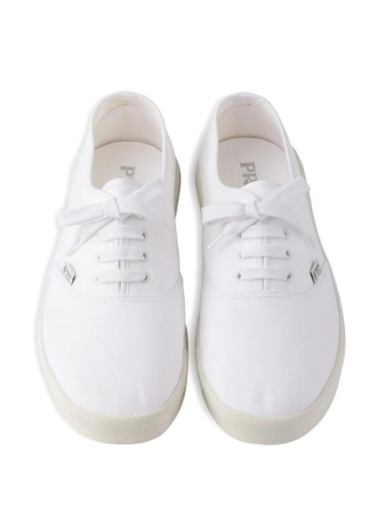 26SS 프라다 드릴 패브릭 스니커즈 2EE467 3LKE White - PRADA