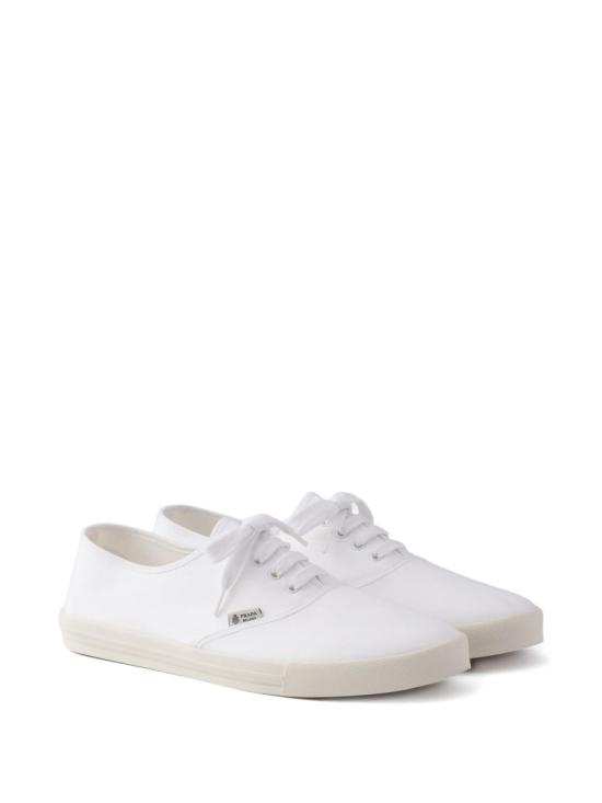 26SS 프라다 드릴 패브릭 스니커즈 2EE467 3LKE White - PRADA