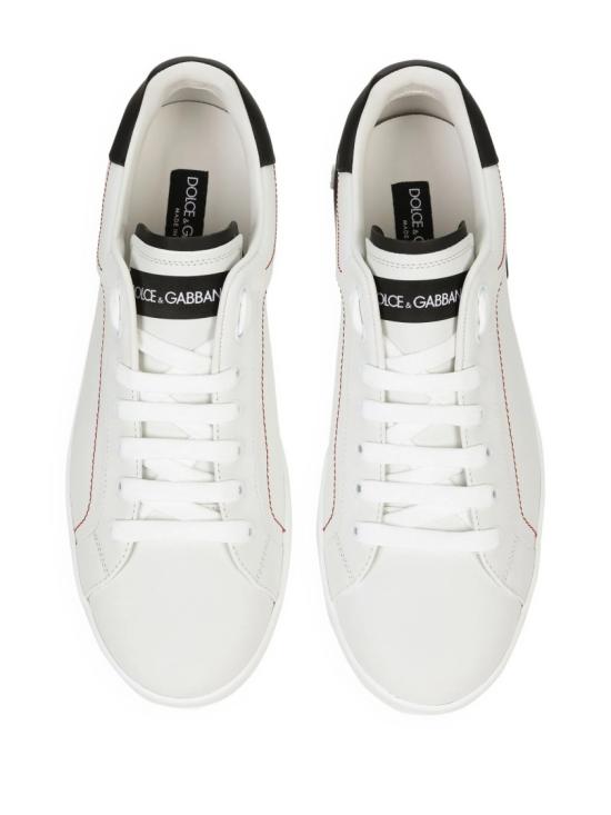 26SS 돌체앤가바나 카프스킨 나파 포르토피노 스니커즈 CS2216 AH526 White - DOLCE & GABBANA