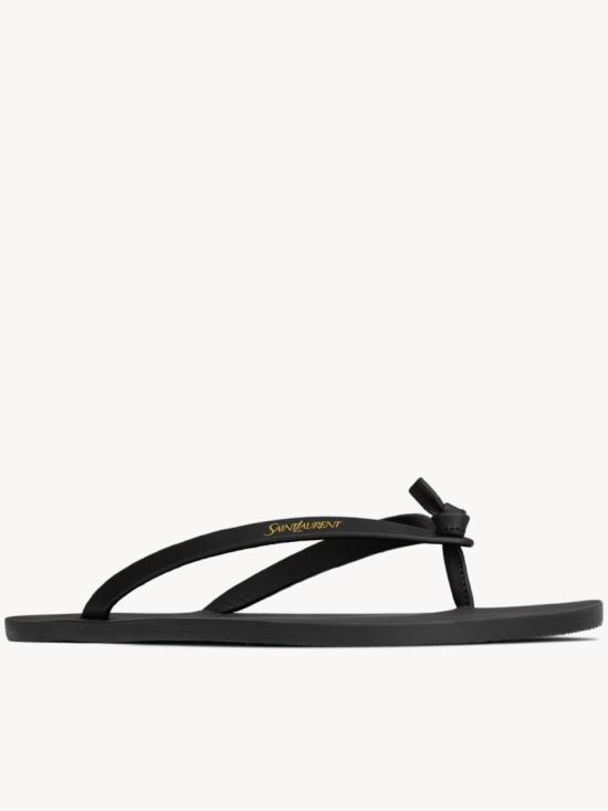 26SS 생로랑 뮬/슬리퍼 861304 DWE00 Black - SAINT LAURENT