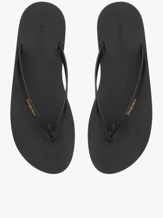 26SS 생로랑 뮬/슬리퍼 861304 DWE00 Black - SAINT LAURENT