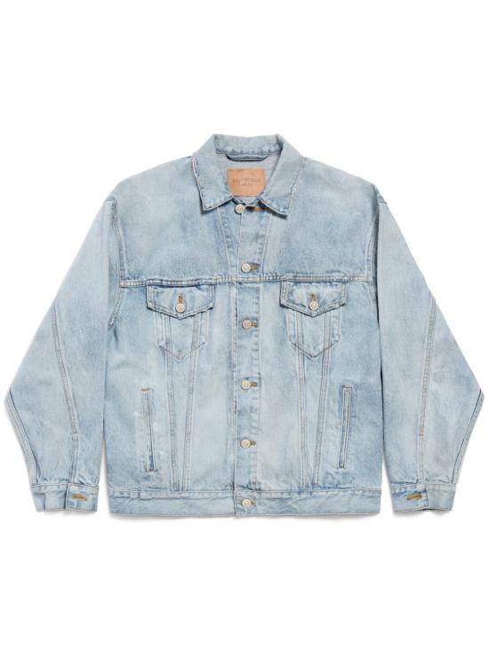 26SS 발렌시아가 레귤러 핏 데님 재킷 861410 TTWB1 Blue
