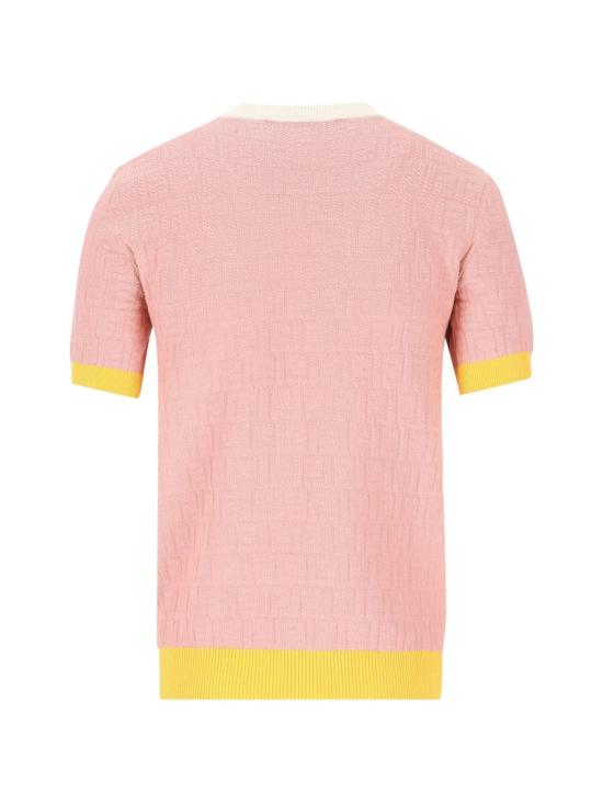 26SS 펜디 코튼 실크 스웨터 FZXE94 AW4S Pink - FENDI