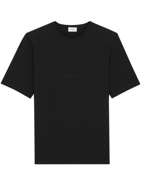 26SS 생로랑 반팔 티셔츠 857461 Y37XE Black