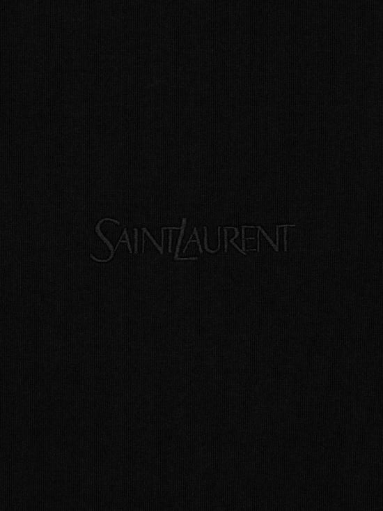 26SS 생로랑 반팔 티셔츠 857461 Y37XE Black - SAINT LAURENT