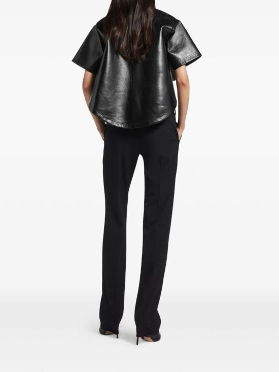 26SS 발렌시아가 스트레이트 팬츠 872125 TJT21 Black - BALENCIAGA