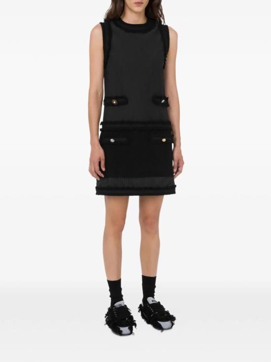 26SS 모스키노 미디 원피스 A04230520 Black - MOSCHINO