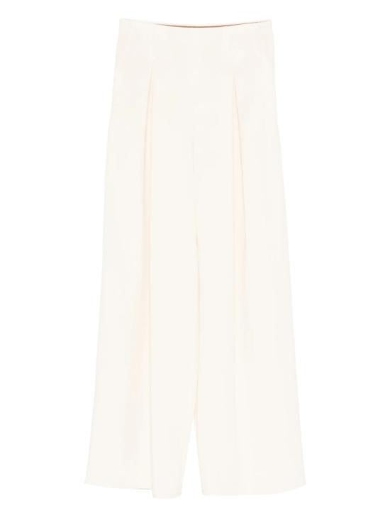 26SS 막스마라 팔루데 플리츠 팬츠 2611131018600 White