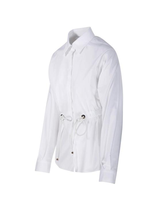 26SS 막스마라 Tazzina 드로스트링 셔츠 2611111052600 White - MAX MARA
