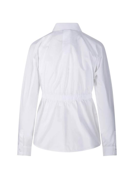 26SS 막스마라 Tazzina 드로스트링 셔츠 2611111052600 White - MAX MARA