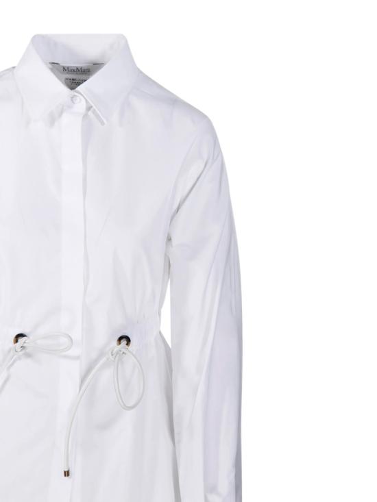 26SS 막스마라 Tazzina 드로스트링 셔츠 2611111052600 White - MAX MARA