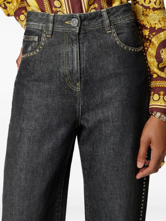 26SS 베르사체 데님 팬츠 1022452 1A16477 Black - VERSACE
