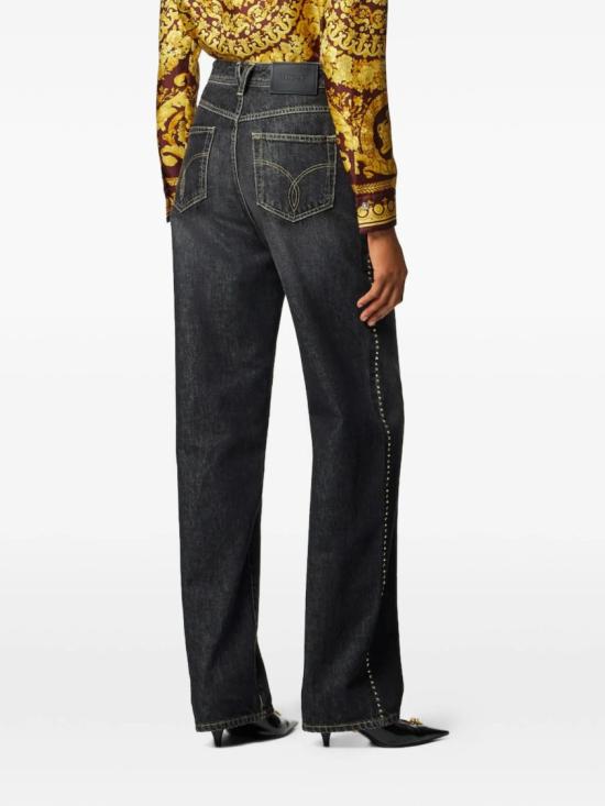 26SS 베르사체 데님 팬츠 1022452 1A16477 Black - VERSACE