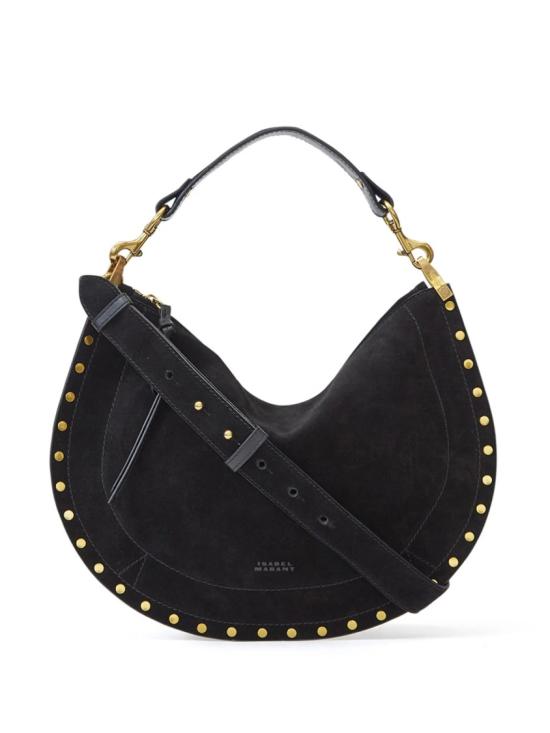 26SS 이자벨마랑 오스칸 소프트 집 백 BF0066FA B2C03M Black