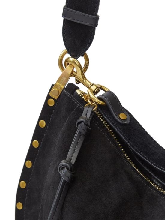 26SS 이자벨마랑 오스칸 소프트 집 백 BF0066FA B2C03M Black - ISABEL MARANT