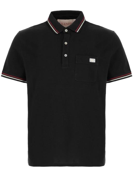 26SS 발렌티노 가라바니 폴로 티셔츠 8V3MH01KAQJ Black