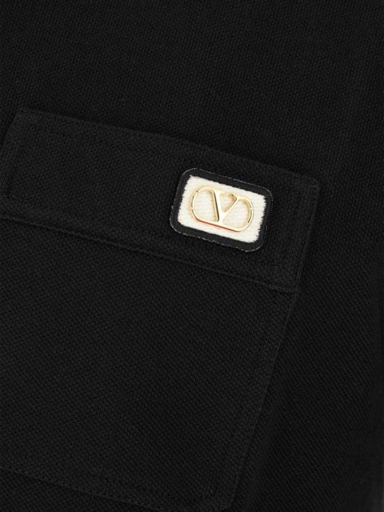 26SS 발렌티노 가라바니 폴로 티셔츠 8V3MH01KAQJ Black - VALENTINO GARAVANI