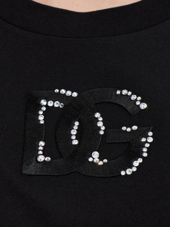 26SS 돌체앤가바나 반팔 티셔츠 F8N08Z GDDMB Black - DOLCE & GABBANA