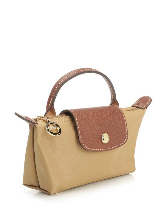  롱샴 르 플리아쥬 오리지널 핸들 파우치 34175089P86 Brown - LONGCHAMP