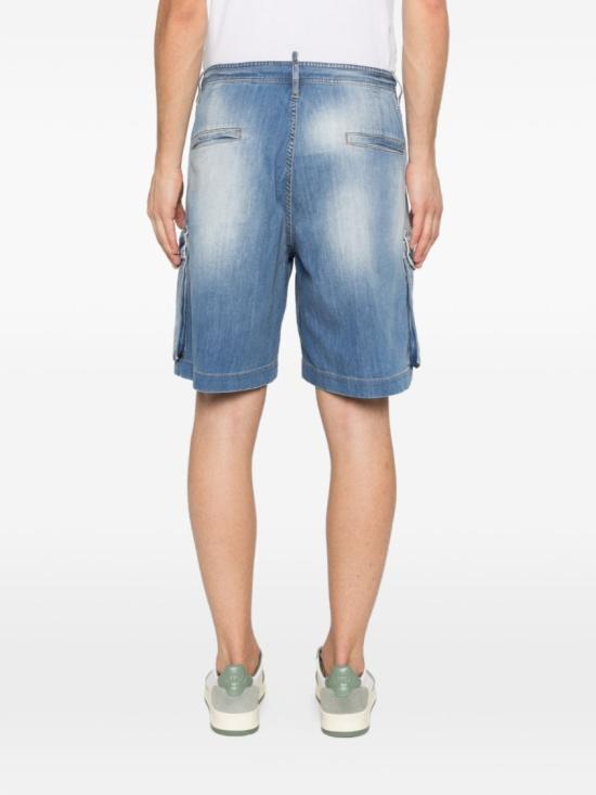26SS 디스퀘어드2 데님 숏팬츠 S71MU0884 S30341 470 BLUE DOM - DSQUARED2