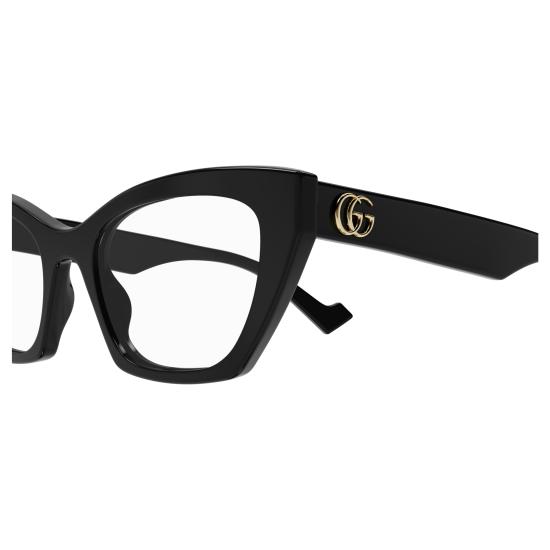 25FW 구찌 안경 GG1334O 001 BLACK BLACK TRANSPARENT
