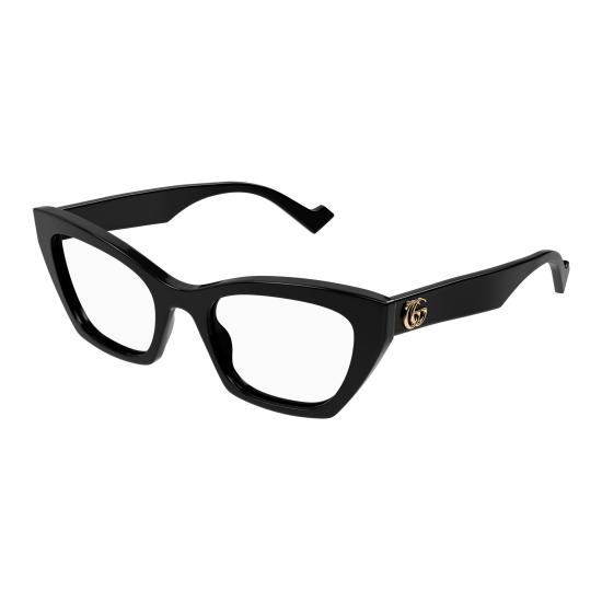 25FW 구찌 안경 GG1334O 001 BLACK BLACK TRANSPARENT - GUCCI