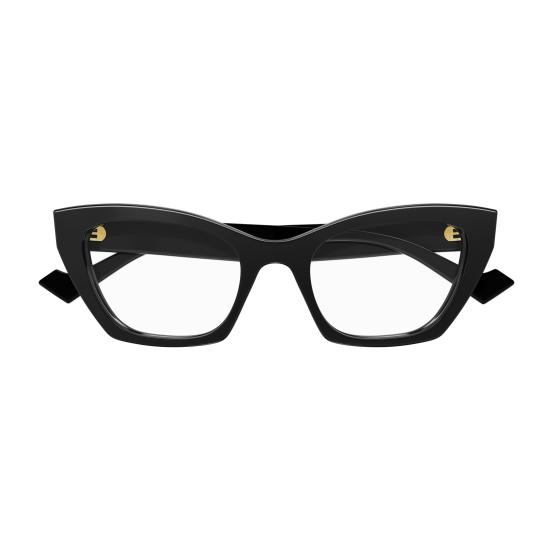 25FW 구찌 안경 GG1334O 001 BLACK BLACK TRANSPARENT - GUCCI