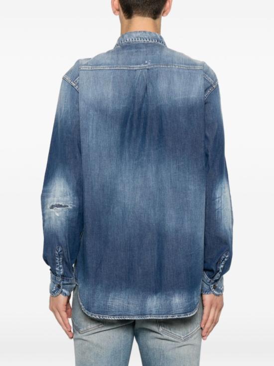 26SS 디스퀘어드2 데님 셔츠 S71DM0834S30341470 BLUE DOM - DSQUARED2