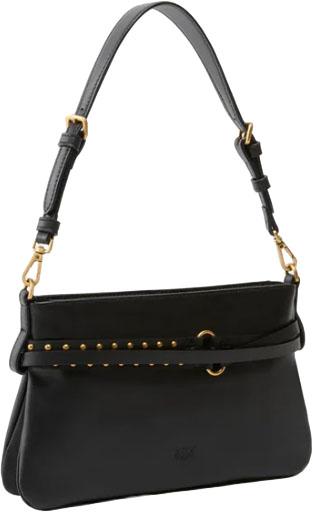 26SS 핑코 벨트백 106177A0Q0Z99QNEROANTGOLD BLACK - PINKO