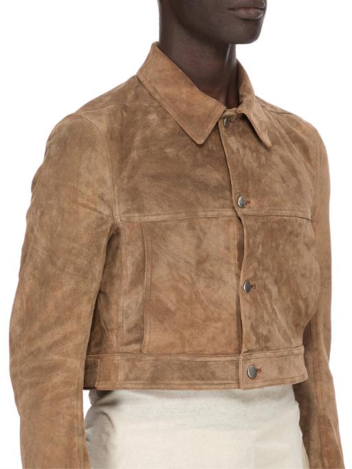 26SS 릭 오웬스 자켓 RR01F2703LCSU 104 SUMI BROWN - RICK OWENS