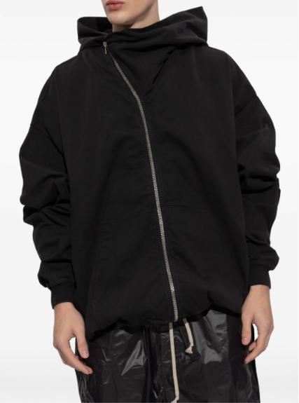 26SS 릭 오웬스 후드 티셔츠 DU01F4278RIGP 09 BLACK - RICK OWENS