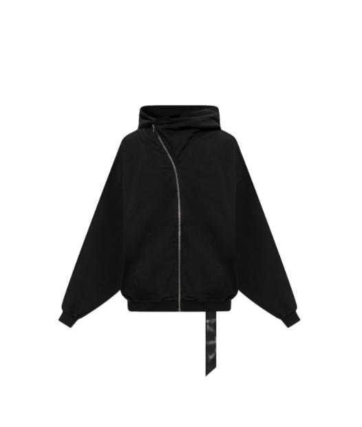 26SS 릭 오웬스 후드 티셔츠 DU01F4278RIGP 09 BLACK