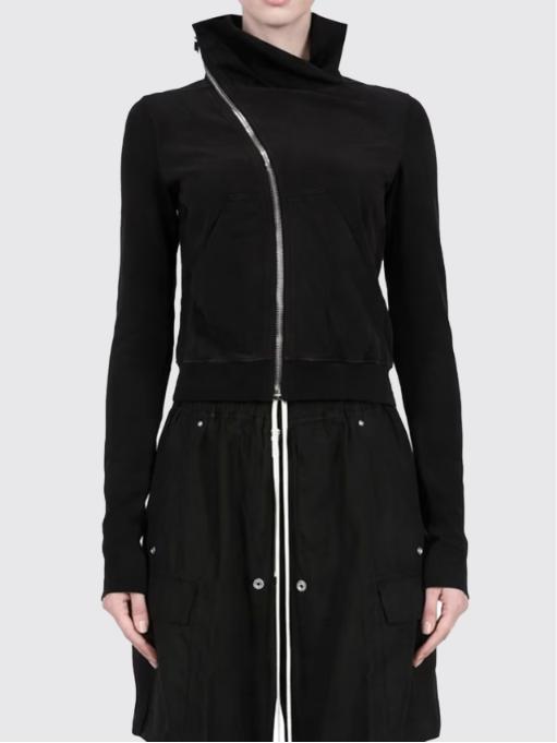 26SS 릭 오웬스 긴팔 티셔츠 DS01F4239RIG 09 BLACK - RICK OWENS