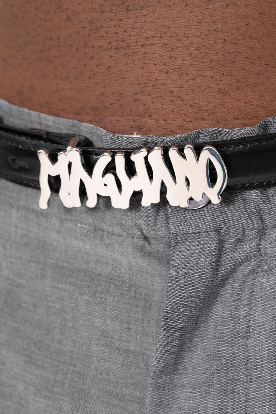 26SS 마리아노 가죽 벨트 MGSS26BE01036 39 BLACK Black - MAGLIANO