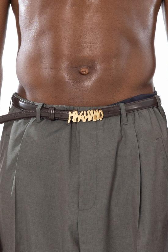 26SS 마리아노 가죽 벨트 MGSS26BE01036 37 BROWN Brown