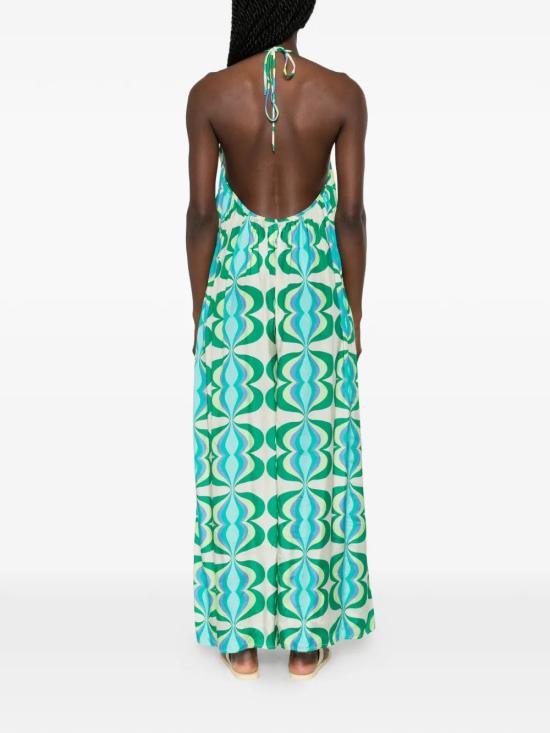 26SS 선드레스 롱 원피스 S26014SOPHIELULLAHPRINT Green - SUNDRESS