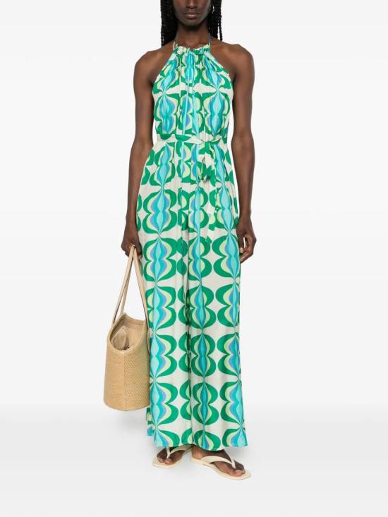 26SS 선드레스 롱 원피스 S26014SOPHIELULLAHPRINT Green - SUNDRESS